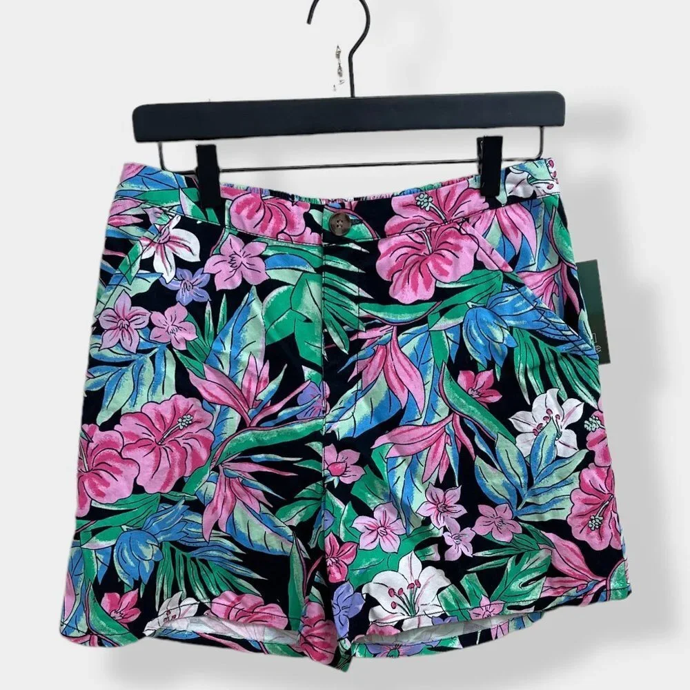 WILD Fable‎ Tropical Unisex Chino Shorts S